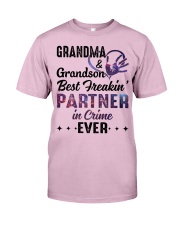 LOVELY SHIRT FOR YOUR GRANDSON AND GRANDMA Classic T-Shirt front