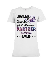 LOVELY SHIRT FOR YOUR GRANDSON AND GRANDMA Premium Fit Ladies Tee tile