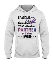 LOVELY SHIRT FOR YOUR GRANDSON AND GRANDMA Hooded Sweatshirt tile