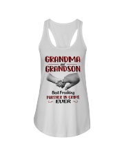 BEST FREAKING PARTNER IN CRIME - GIFT FOR GRANDMA Ladies Flowy Tank tile