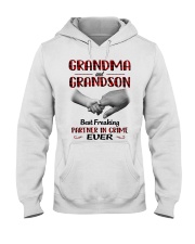 BEST FREAKING PARTNER IN CRIME - GIFT FOR GRANDMA Hooded Sweatshirt tile