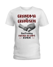 BEST FREAKING PARTNER IN CRIME - GIFT FOR GRANDMA Ladies T-Shirt tile