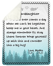 KEEP ME IN YOUR HEART - MOMO TO GRANDDAUGHTER Sherpa Fleece Blanket tile