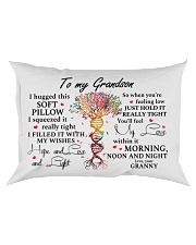 HOPE AND LOVE - BEAUTIFUL GIFT TO GRANDSON Rectangular Pillowcase front
