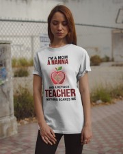 I'm A Mom A Nanna And A Retired Teacher Classic T-Shirt apparel-classic-tshirt-lifestyle-18