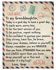 FOLLOW YOUR DREAMS - GOGO TO GRANDDAUGHTER Small Fleece Blanket - 30" x 40" front
