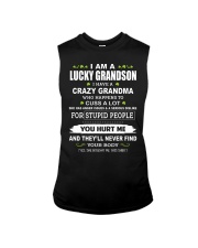 I Have A Crazy Grandma - Amazing Gift For Grandson Sleeveless Tee tile
