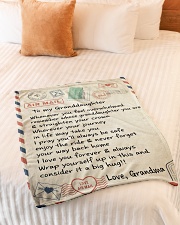 ENJOY THE RIDE-GIFT FROM GRANDMA TO GRANDDAUGHTER Small Fleece Blanket - 30" x 40" aos-coral-fleece-blanket-30x40-lifestyle-front-01