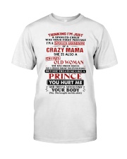 I'M A SPOILED GRANDSON OF A CRAZY MAMA Classic T-Shirt tile