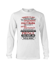 I'M A SPOILED GRANDSON OF A CRAZY MAMA Long Sleeve Tee tile