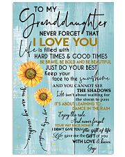 JUST DO YOUR BEST - TO GRANDDAUGHTER FROM GIGI 11x17 Poster front