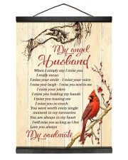 I MISS YOU SO MUCH - TO MY HUSBAND IN HEAVEN Hanging Canvas tile