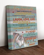 MY BABY GIRL - MIMZY TO GRANDDAUGHTER 11x14 Gallery Wrapped Canvas Prints aos-canvas-pgw-11x14-lifestyle-front-17
