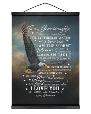 I LOVE YOU - GRANDMA TO GRANDDAUGHTER Hanging Canvas tile