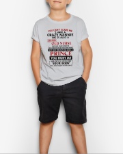 YOU CAN'T SCARE ME - PERFECT GIFT FOR NANNIE Youth T-Shirt lifestyle-youth-tshirt-front-1