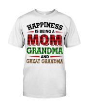 HAPPINESS IS BEING A MOM GRANDMA - PERFECT GIFT FOR GRANDMA Premium Fit Mens Tee tile