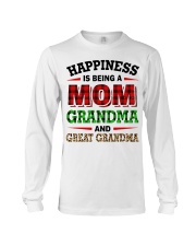 HAPPINESS IS BEING A MOM GRANDMA - PERFECT GIFT FOR GRANDMA Long Sleeve Tee tile