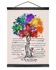 YOUR EXISTENCE - TO GRANDDAUGHTER FROM GRANDMA Hanging Canvas tile