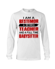 A RETIRED TEACHER - MEANINGFUL GIFT FOR GRANDMA Long Sleeve Tee tile