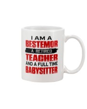 A RETIRED TEACHER - MEANINGFUL GIFT FOR GRANDMA Mug tile