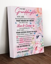 LOVING HEART OF GOLD - BEST GIFT FOR GRANDDAUGHTER 11x14 Gallery Wrapped Canvas Prints aos-canvas-pgw-11x14-lifestyle-front-17