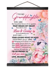 LOVING HEART OF GOLD - BEST GIFT FOR GRANDDAUGHTER Hanging Canvas tile