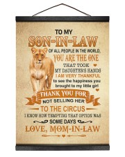 THANK YOU - BEAUTIFUL GIFT TO SON-IN-LAW Hanging Canvas tile