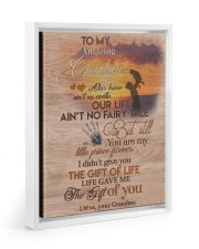 YOU ARE MY LITTLE PRINCE FOREVER GIFT FOR GRANDSON Floating Framed Canvas Prints White tile