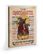 My Love For You Is Forever - Amazing Gift For Granddaughter Floating Framed Canvas Prints White tile