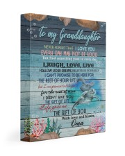THE GIFT OF YOU - TO GRANDDAUGHTER FROM OMA 11x14 Gallery Wrapped Canvas Prints front