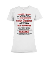 OLD WOMAN - SPECIAL GIFT FOR GRANDMA Premium Fit Ladies Tee tile