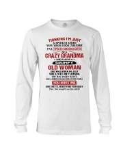 OLD WOMAN - SPECIAL GIFT FOR GRANDMA Long Sleeve Tee tile