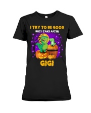 I Try To Be Good - Amazing Gift For Grandkids Premium Fit Ladies Tee tile