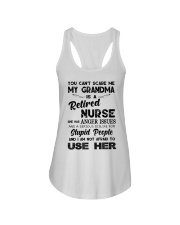 MY GRANDMA IS A RETIRED NURSE Ladies Flowy Tank tile