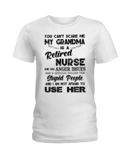MY GRANDMA IS A RETIRED NURSE Ladies T-Shirt tile