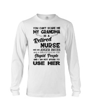 MY GRANDMA IS A RETIRED NURSE Long Sleeve Tee tile