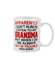 WHO KNEW - GIFT FOR GRANDKIDS FROM GRANDMA Mug tile