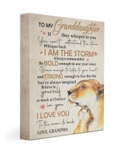 I AM A STORM - GRANDMA TO GRANDDAUGHTER 11x14 Gallery Wrapped Canvas Prints front