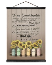 YOUR WAY BACK HOME - TO GRANDDAUGHTER FROM GRANDMA Hanging Canvas tile