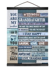 YOU ARE MY SUNSHINE - BEST GIFT FOR GRANDDAUGHTER Hanging Canvas tile