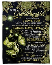 I LOVE YOU - GIFT FOR GRANDDAUGHTER FROM GRANDMA Small Fleece Blanket - 30" x 40" front