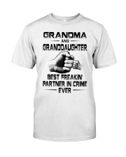 GRANDMA AND GRANDDAUGHTER BEST FREAKIN' PARTNER Classic T-Shirt tile