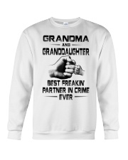 GRANDMA AND GRANDDAUGHTER BEST FREAKIN' PARTNER Crewneck Sweatshirt tile