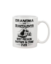 GRANDMA AND GRANDDAUGHTER BEST FREAKIN' PARTNER Mug tile