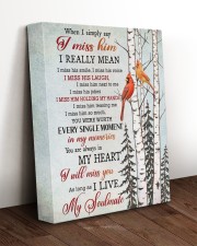WHEN I SIMPLY SAY I MISS HIM 11x14 Gallery Wrapped Canvas Prints aos-canvas-pgw-11x14-lifestyle-front-17