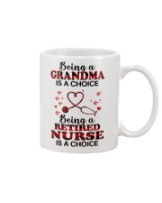 BEING A RETIRED NURSE - PERFECT GIFT FOR GRANDMA Mug tile