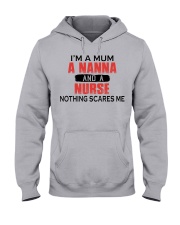 NOTHING SCARES ME - PERFECT GIFT FOR NURSE Hooded Sweatshirt front
