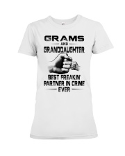 PARTNER IN CRIME EVER - GIFT FOR GRANDDAUGHTER Premium Fit Ladies Tee tile