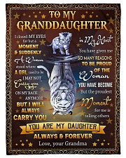 CARRY YOU IN MY HEART - BEST GIFT FOR GRNDDAUGHTER Small Fleece Blanket - 30" x 40" front