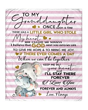 I'LL STAY THERE - GRANDDAUGHTER GIFT WITH ELEPHANT Quilt 50"x60" - Throw front